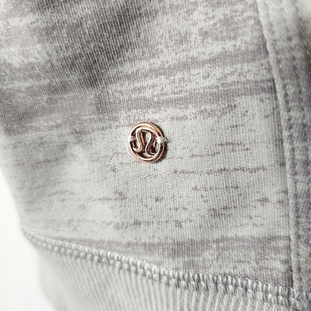 Lululemon Mula Asymmetrical Bundle Wrap Moto Jacket Zip Up Sweatshirt - Size M - Picture 12 of 16